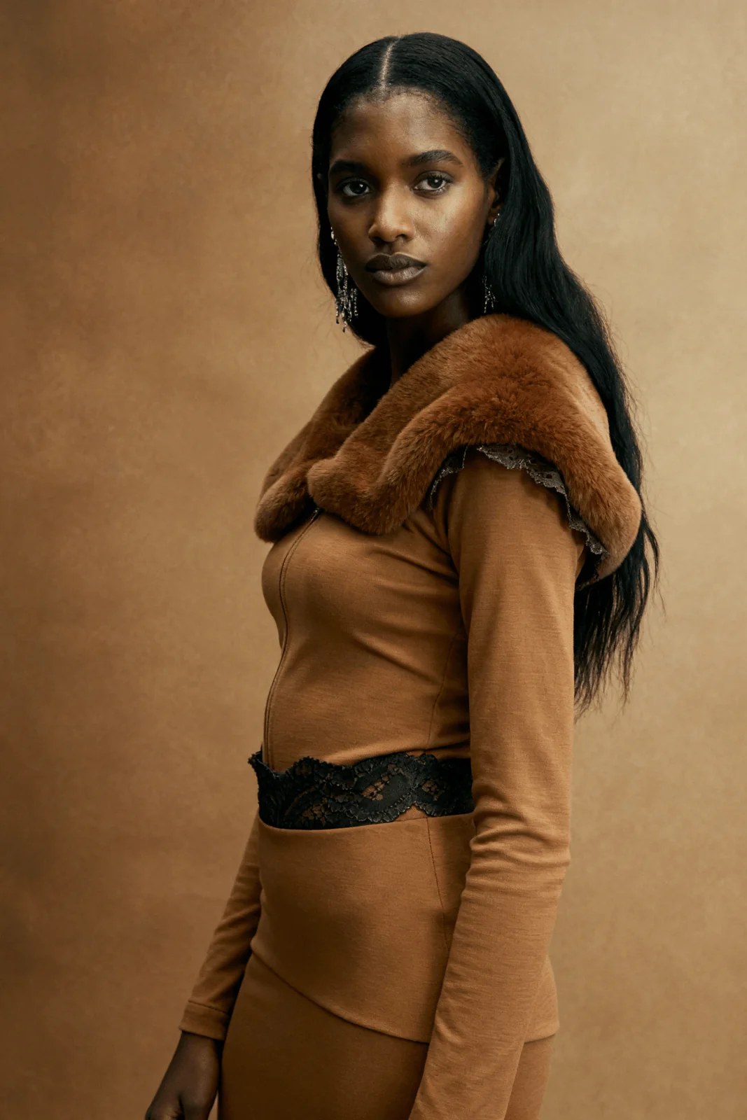 Amber Waves Two-Piece Wool Ensemble - Image 3