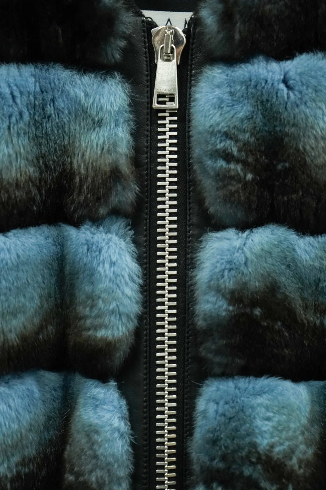 Azure Strata Rex Fur Coat - Image 3