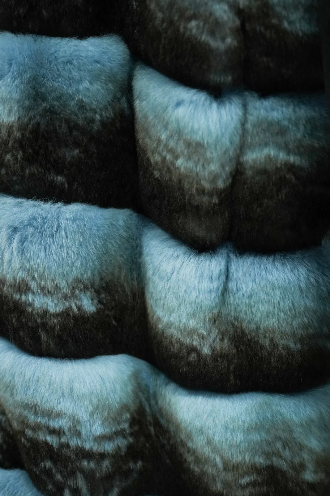 Azure Strata Rex Fur Coat - Image 4