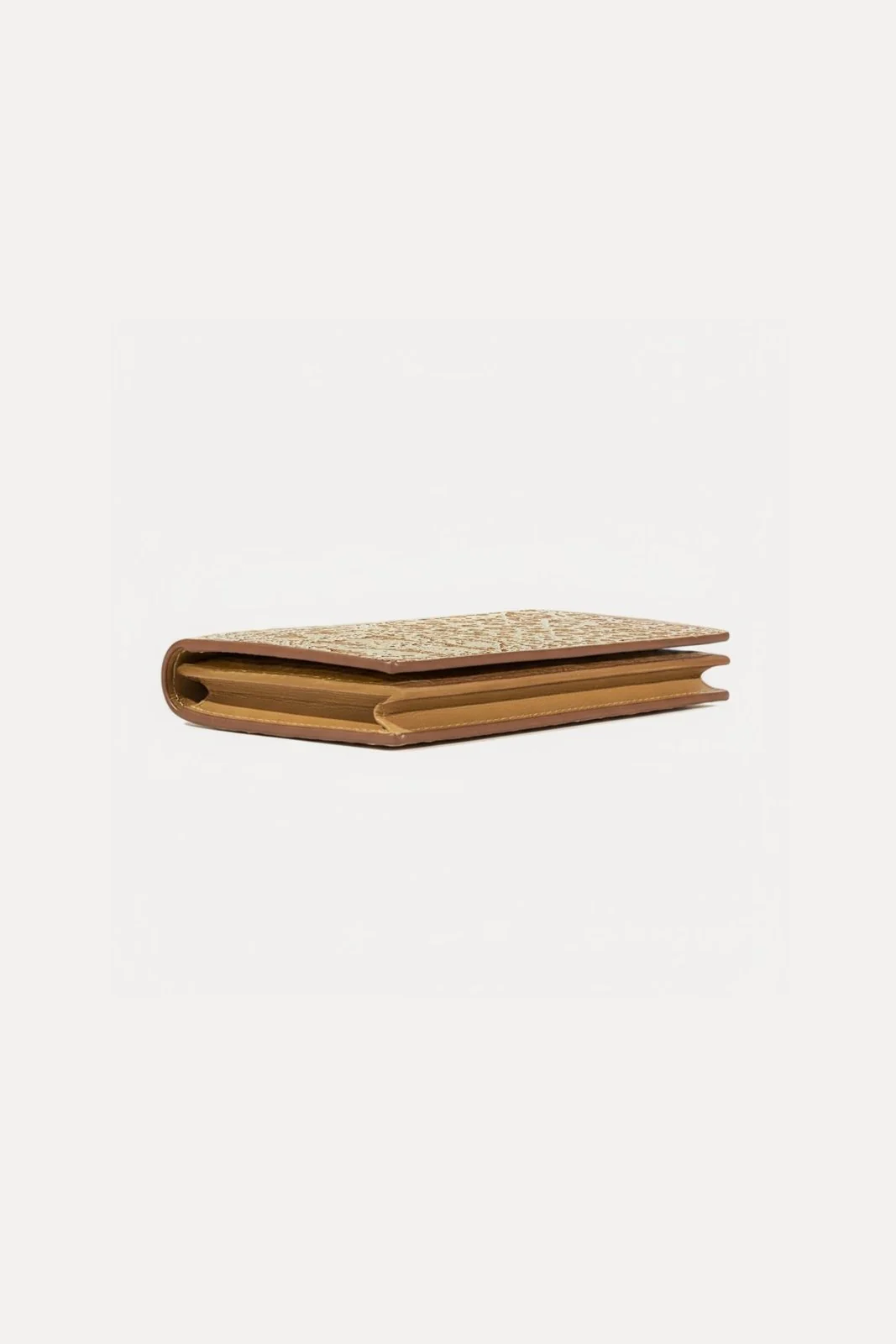 Beige Lunara Leather Wallet - Image 3