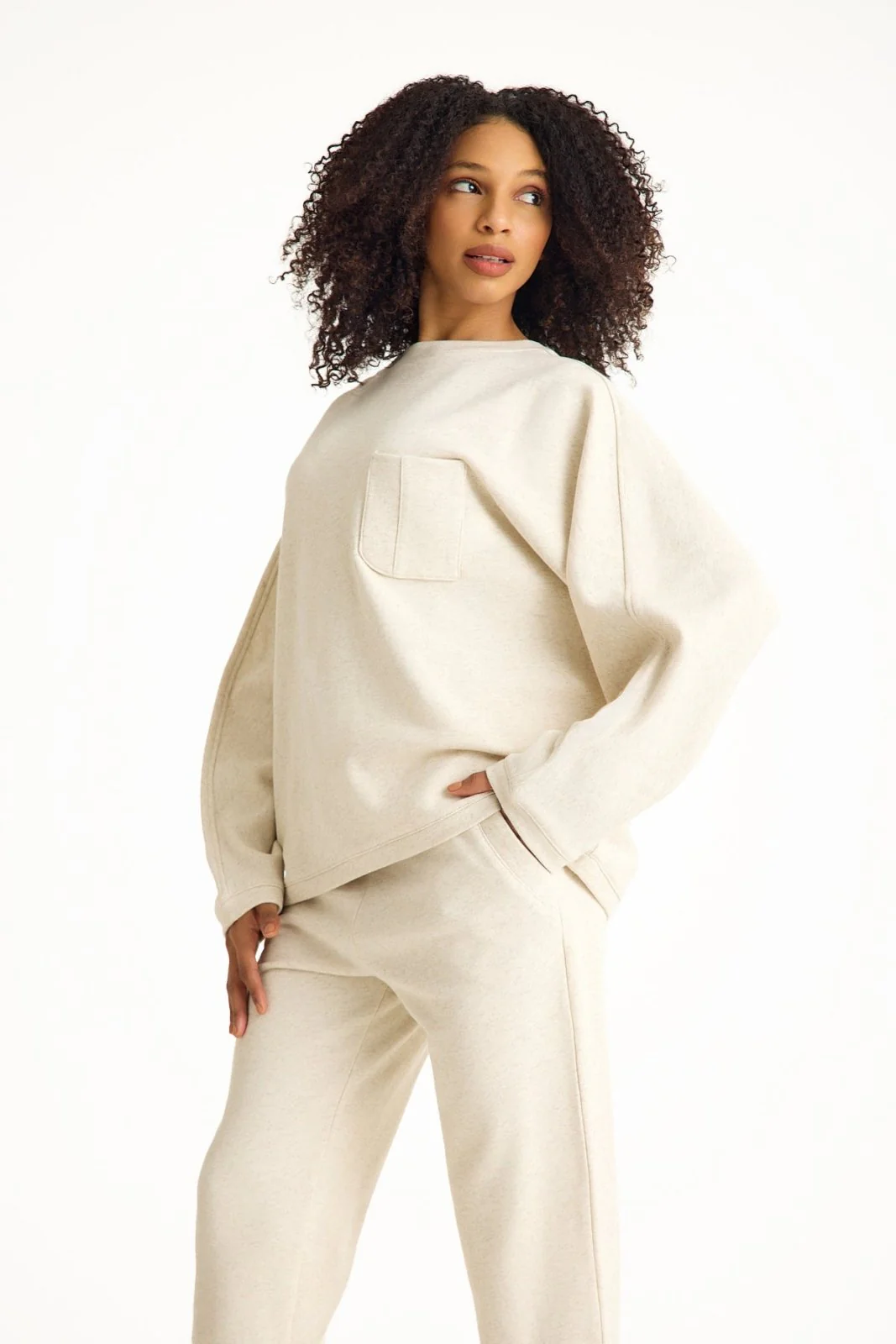 Beige Women's Lounge Pant - Image 7