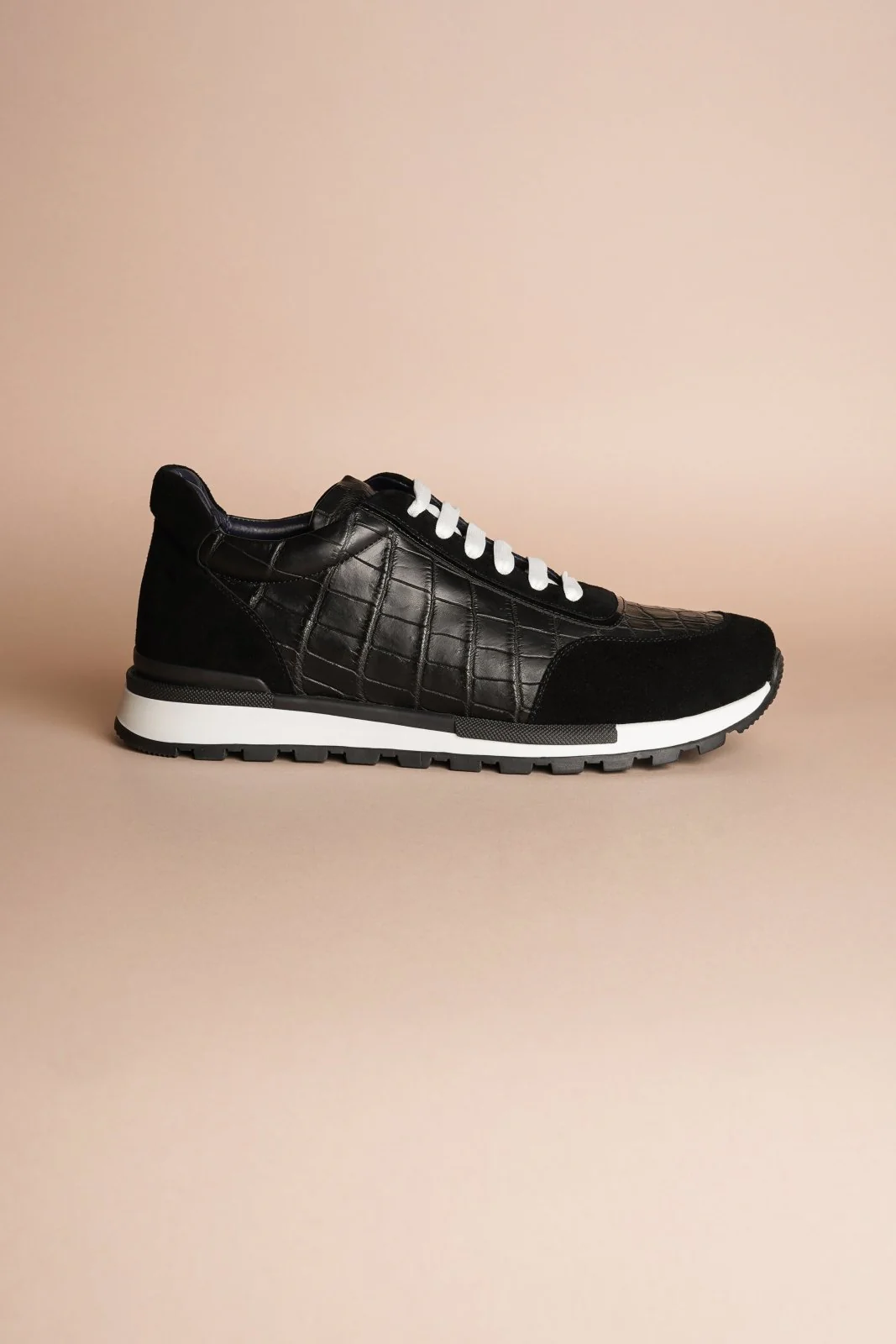 Balmoral Croc-Suede Sneakers - Image 3