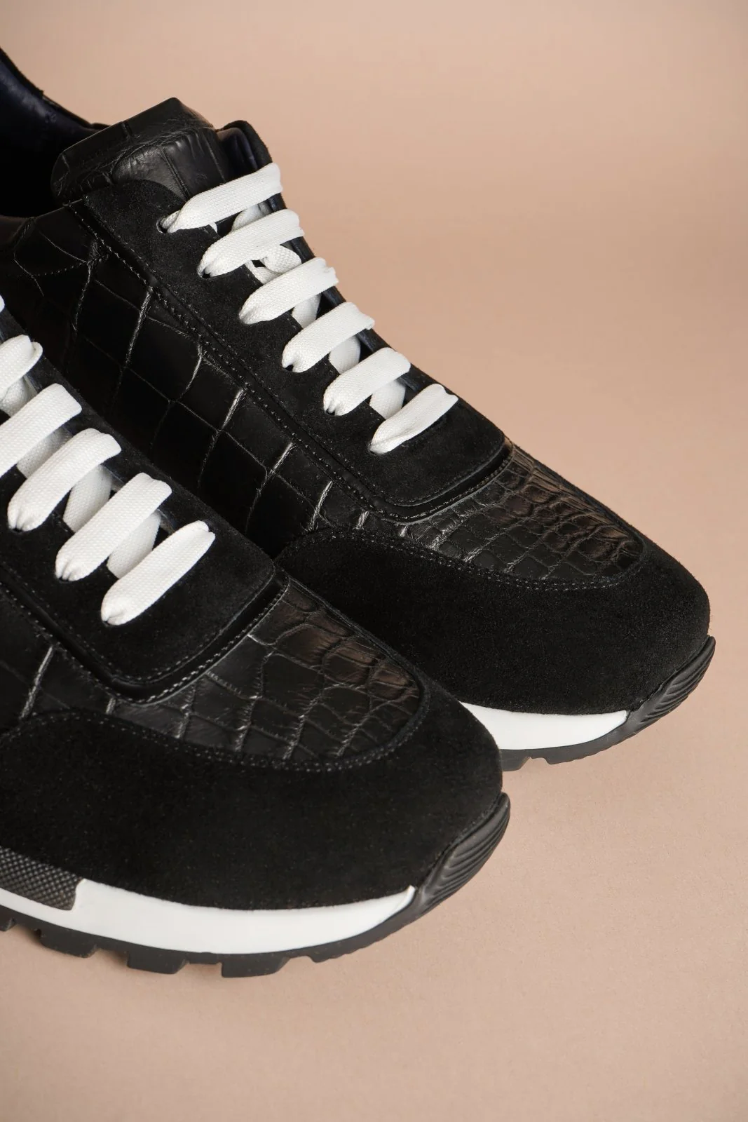 Balmoral Croc-Suede Sneakers - Image 5