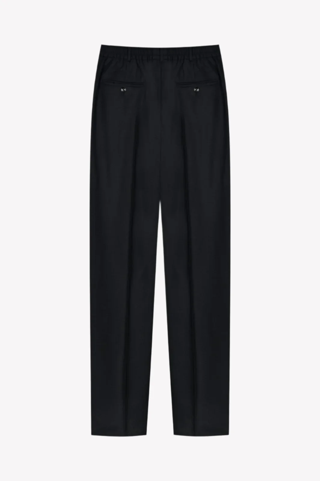 Black Wool & Cashmere Trousers - Image 3