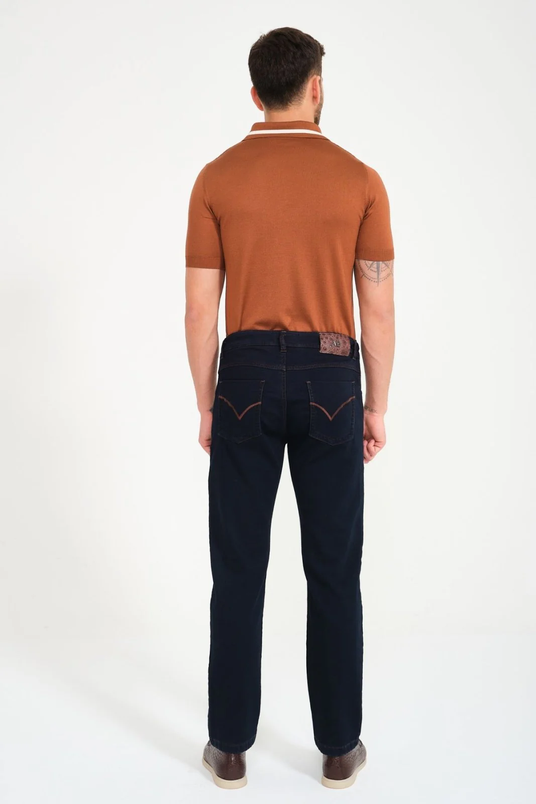 Brown Slim Fit Jeans - Image 4