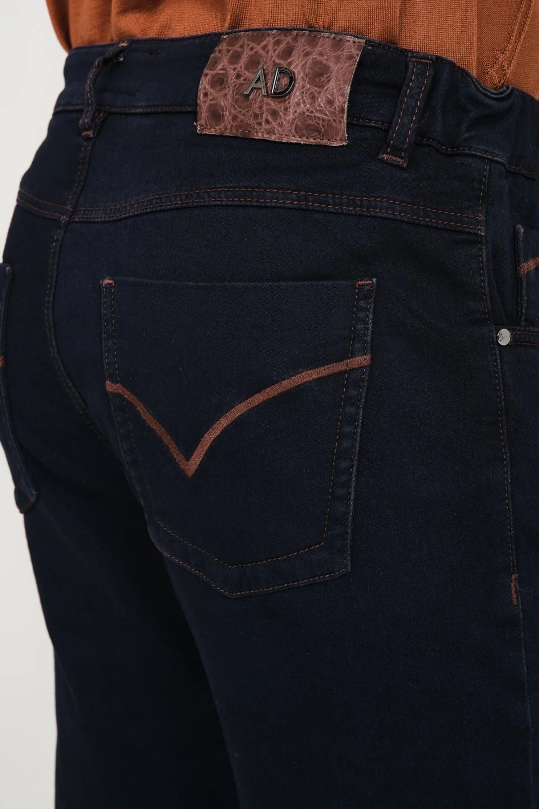 Brown Slim Fit Jeans - Image 7