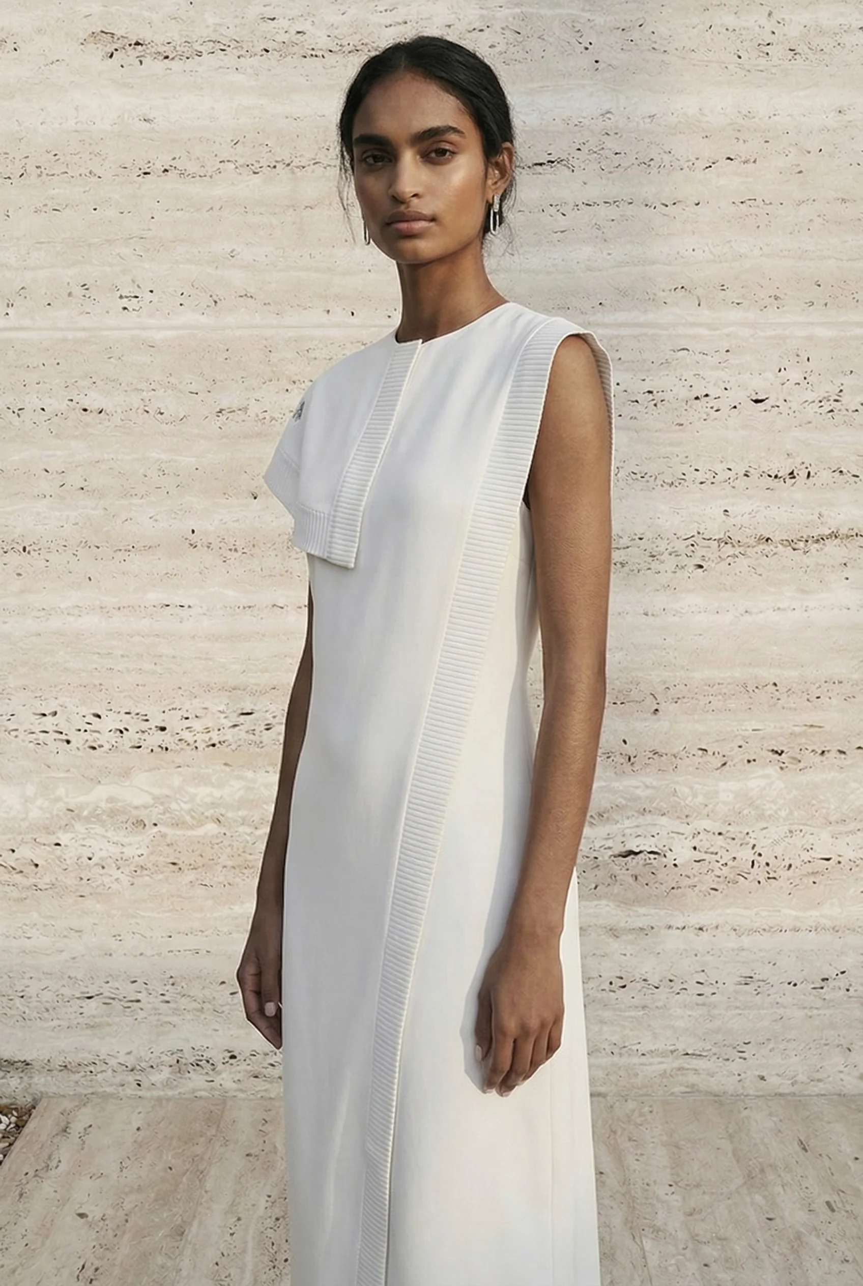 Calista Draped Panel Maxi Dress - Image 3