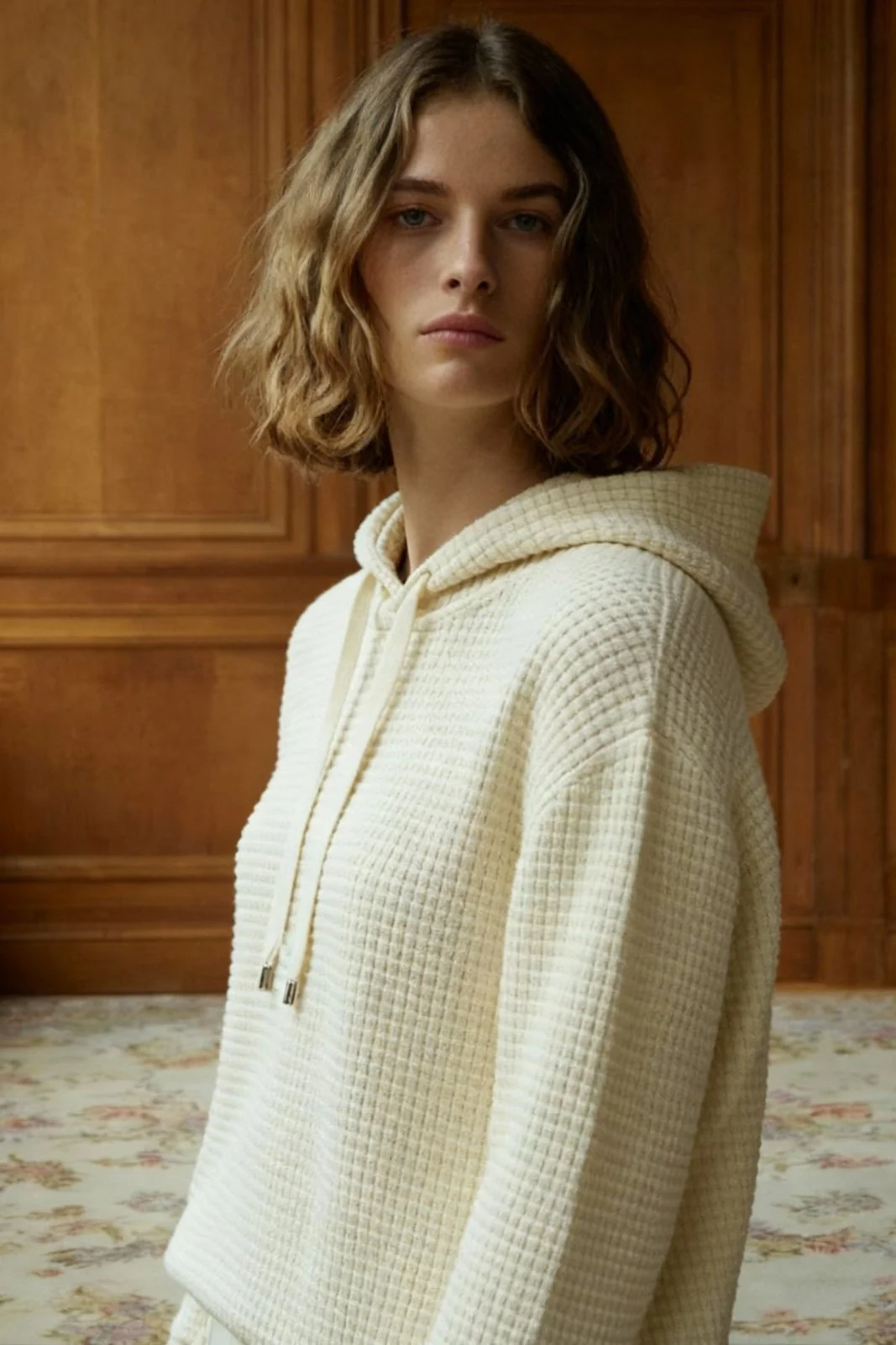 Ivory Textured Knit Set - Image 4