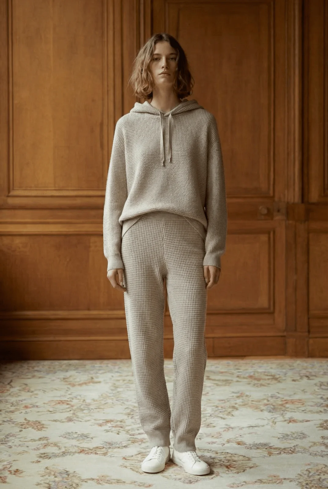 Ivory Textured Knit Set - Image 6