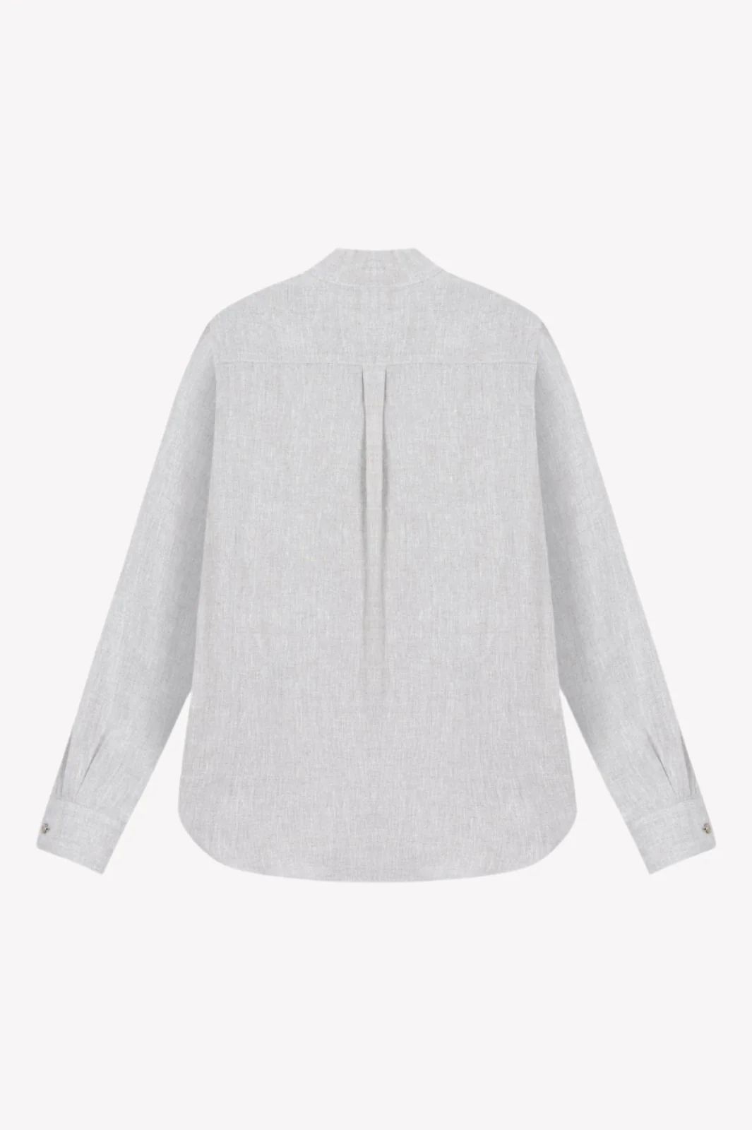 Linen Semi-Grey Blouse - Image 4