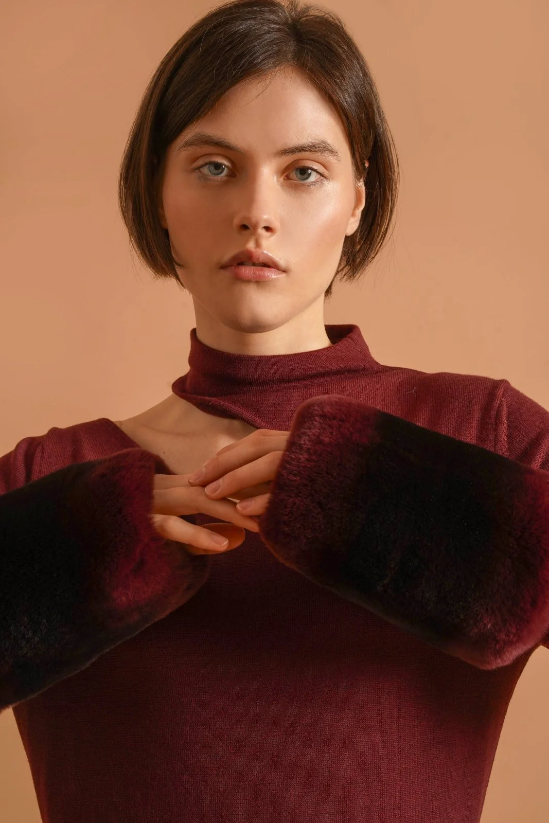 Crimson Rex Cuff Dress - Image 4