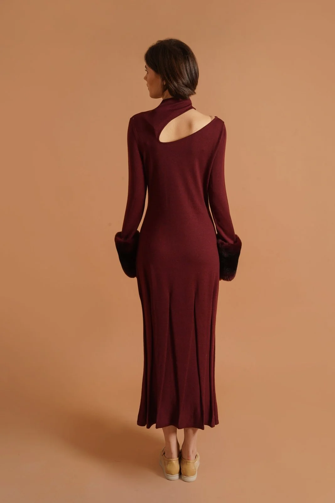 Crimson Rex Cuff Dress - Image 6