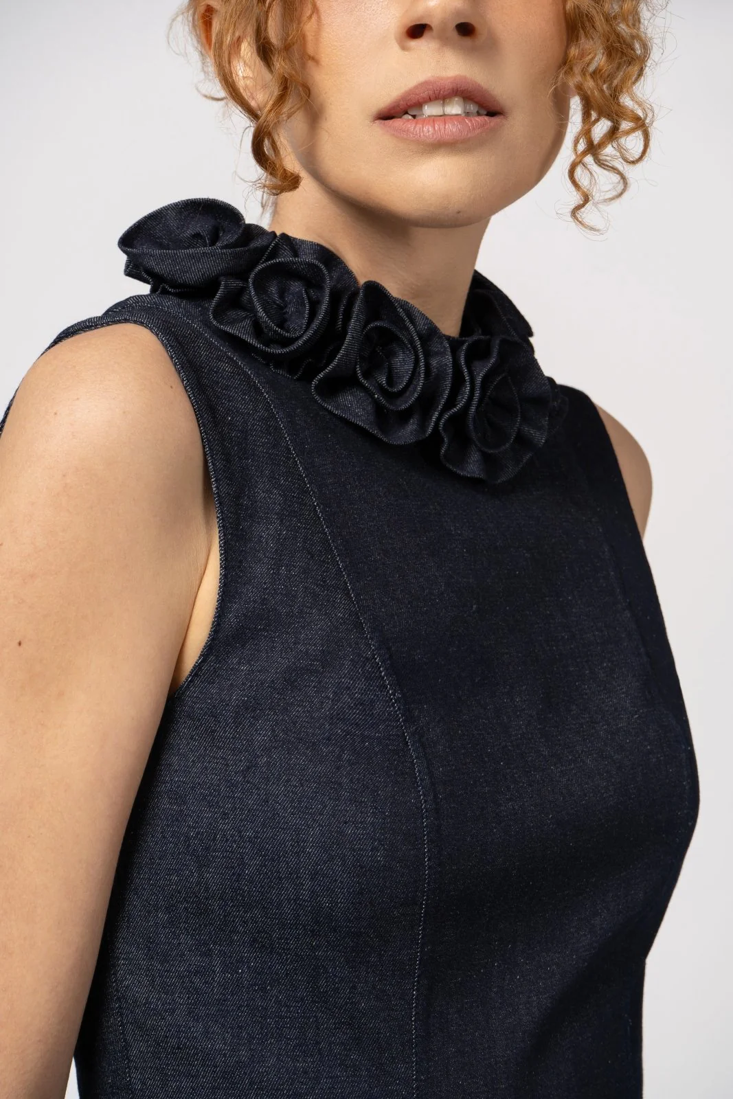 Indigo Tiered Dress - Image 4