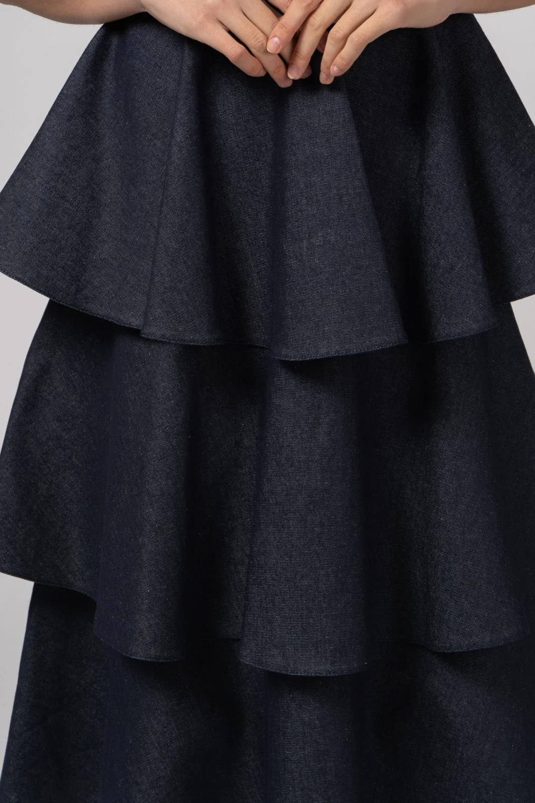 Indigo Tiered Dress - Image 6