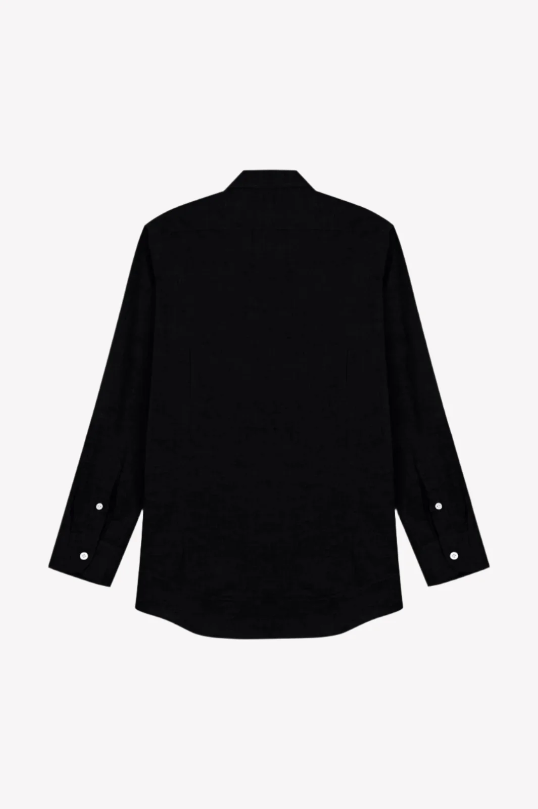 Noir Essence Linen Shirt - Image 4