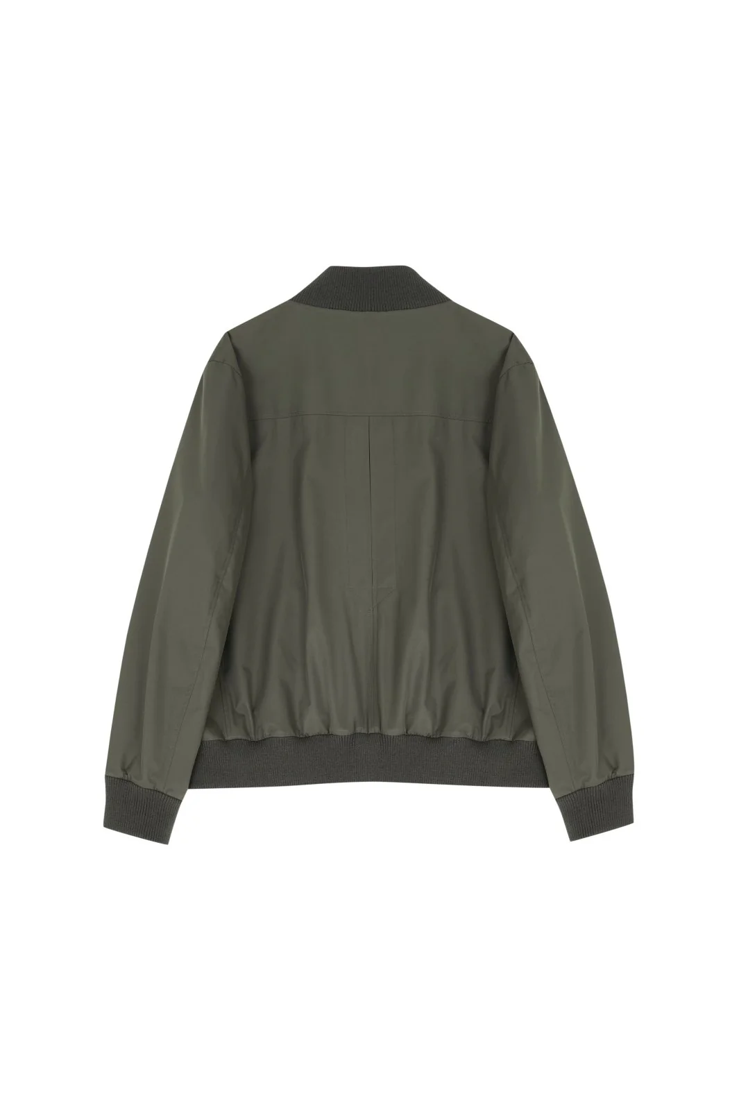 Olive Green Utility Bomber Jacket - Image 3
