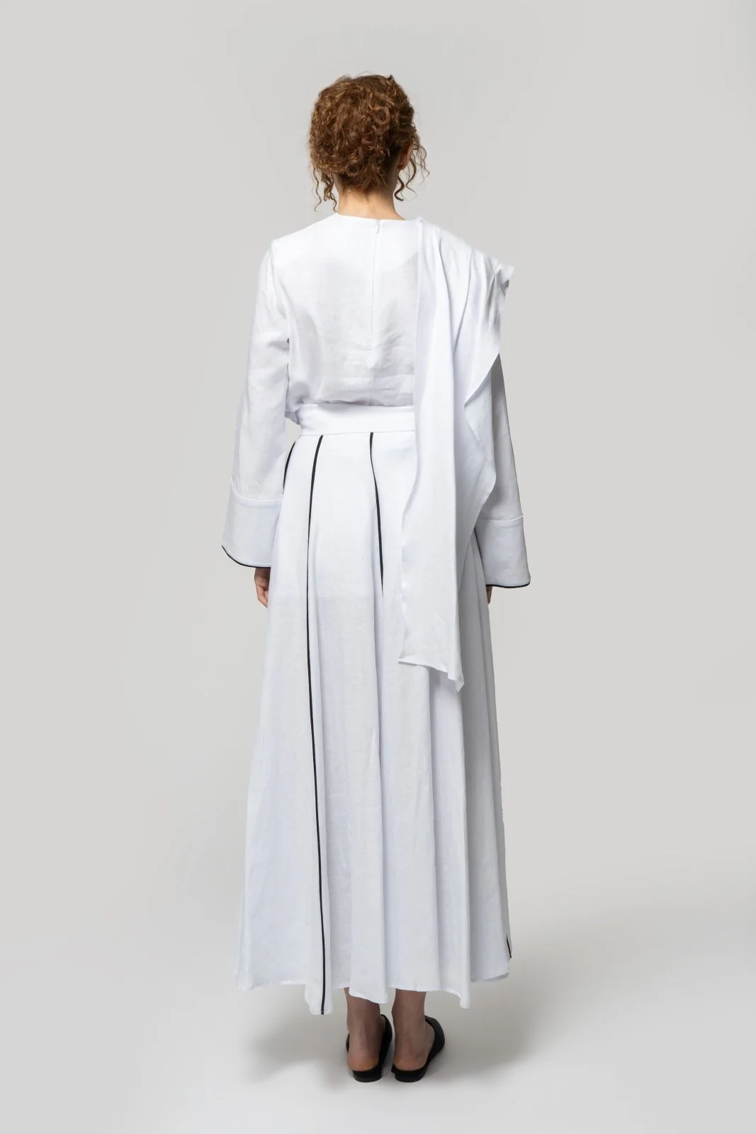 Ruffled Linen Blouse - Image 4