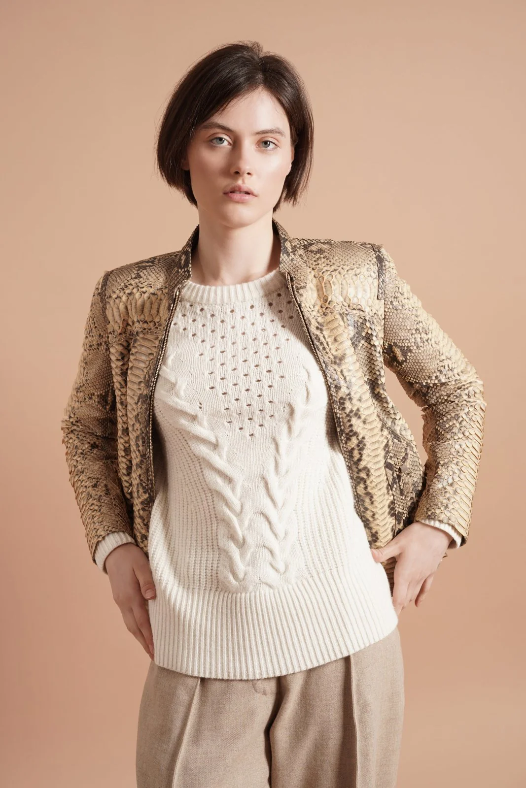 Safari Chic Python Jacket - Image 3