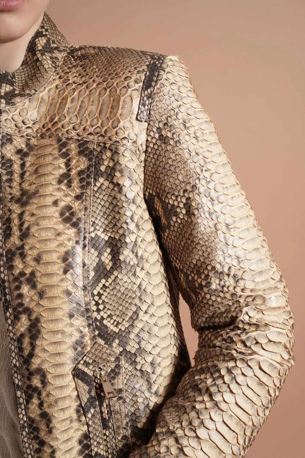 Safari Chic Python Jacket - Image 4