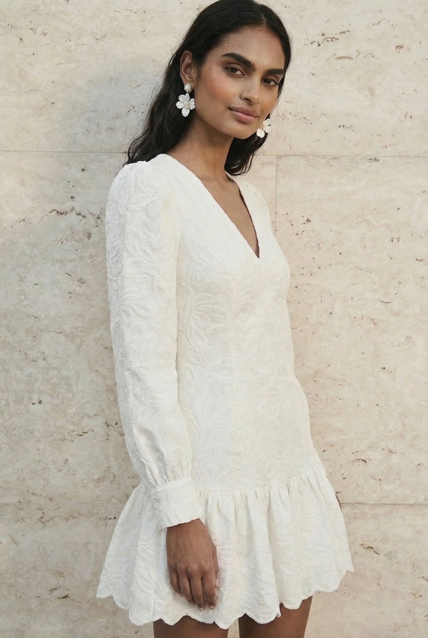 Serena Ivory Dress - Image 3