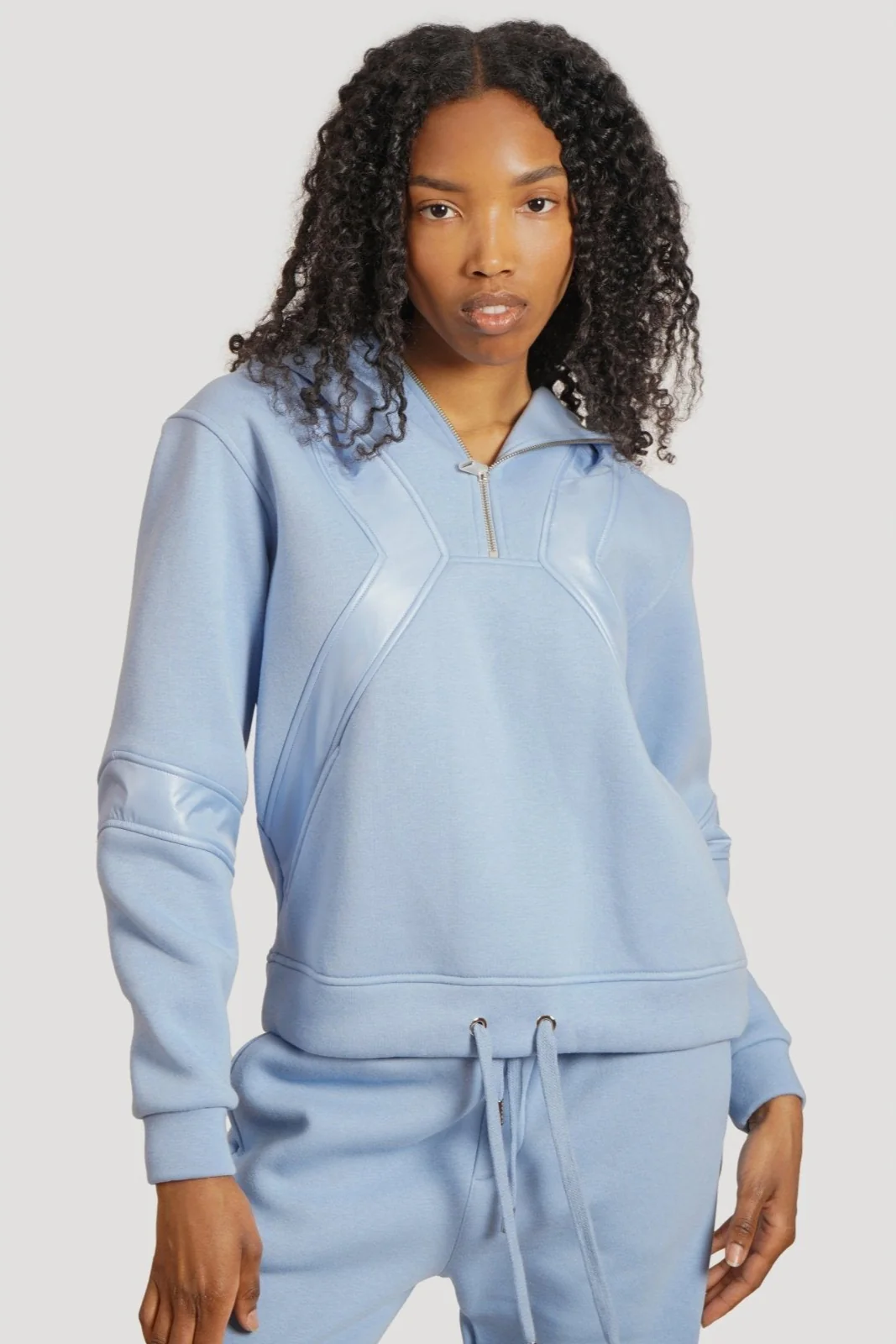 Cotton Sandline Sculpted Hoodie - Image 10