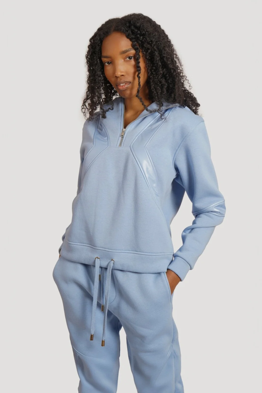 Cotton Sandline Sculpted Hoodie - Image 11
