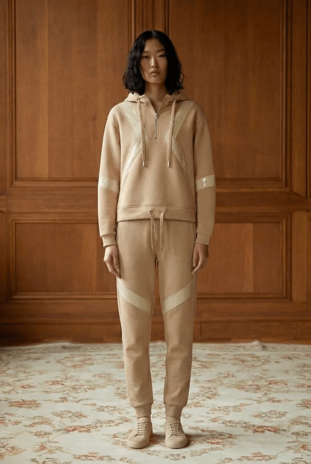 Cotton Sandline Sculpted Hoodie - Image 4