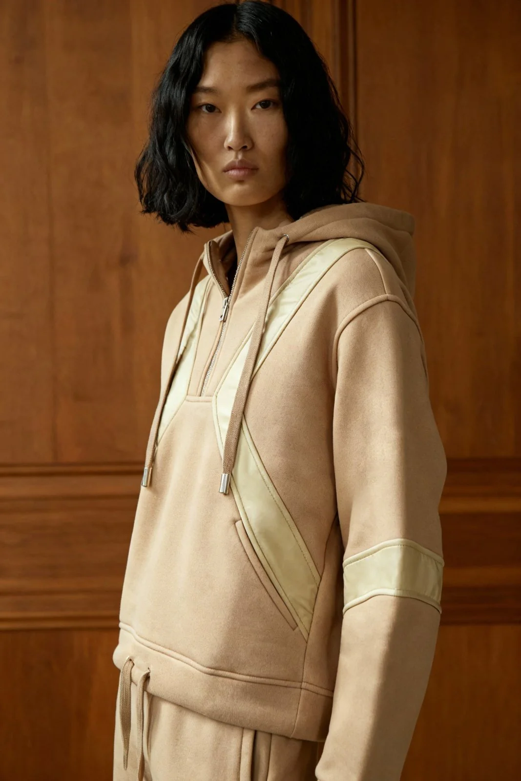 Cotton Sandline Sculpted Hoodie - Image 6