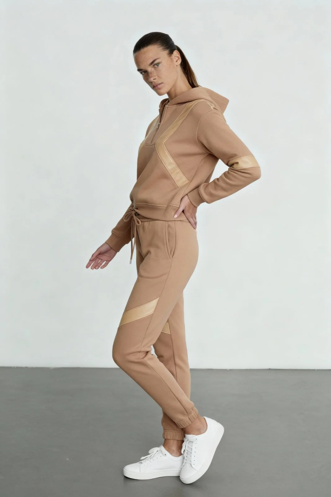 Cotton Sandline Sculpted Hoodie - Image 7