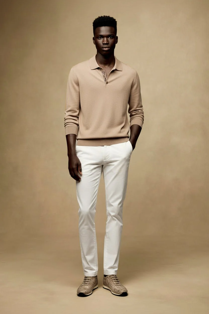 Wool Sandline Croco-Placket Polo - Image 3